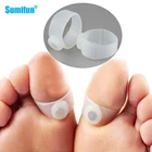 Магнитный пластырь для похудения, 6 шт., тонкие силиконовые кольца для похудения, массаж ног, сжигание жира, уход за ногами, жир C417