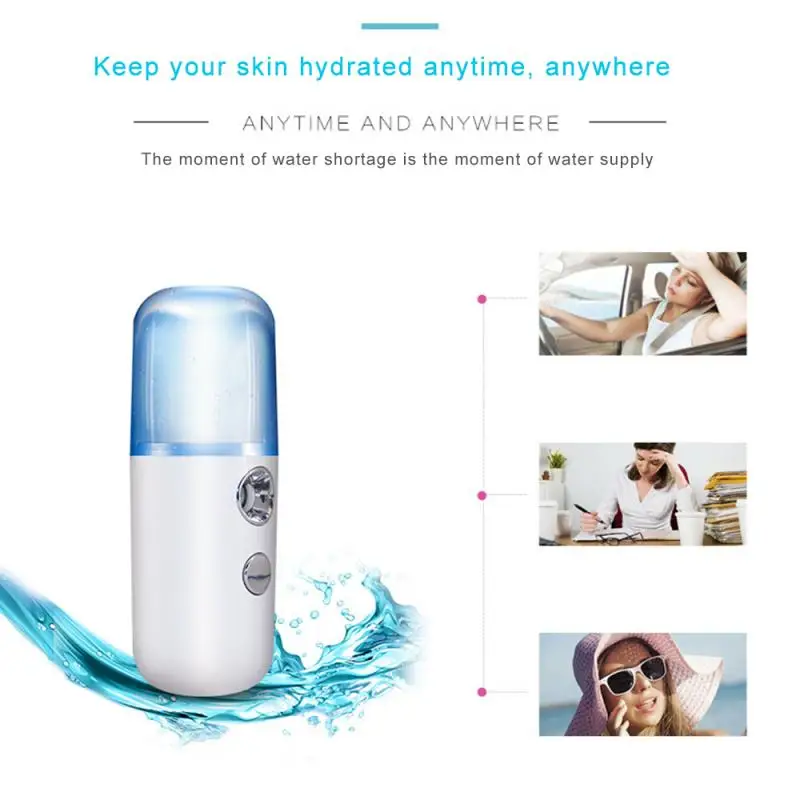 

USB Nano Sprayer Facial Sprayer Mini Beauty Tools Spray Device Moisturizing Skin Care Accessories Moisturizing skin care