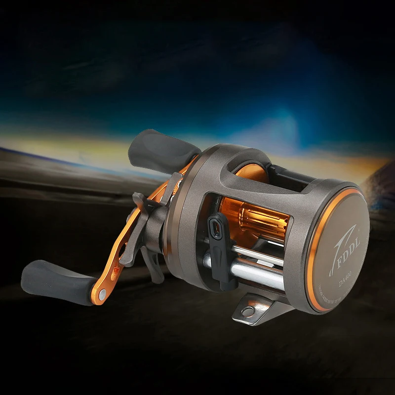 

Full Metal Wire Cup Thunder Strong Wheel Drum Wheel New Luya Long Shot Drum Wheel fishing reel