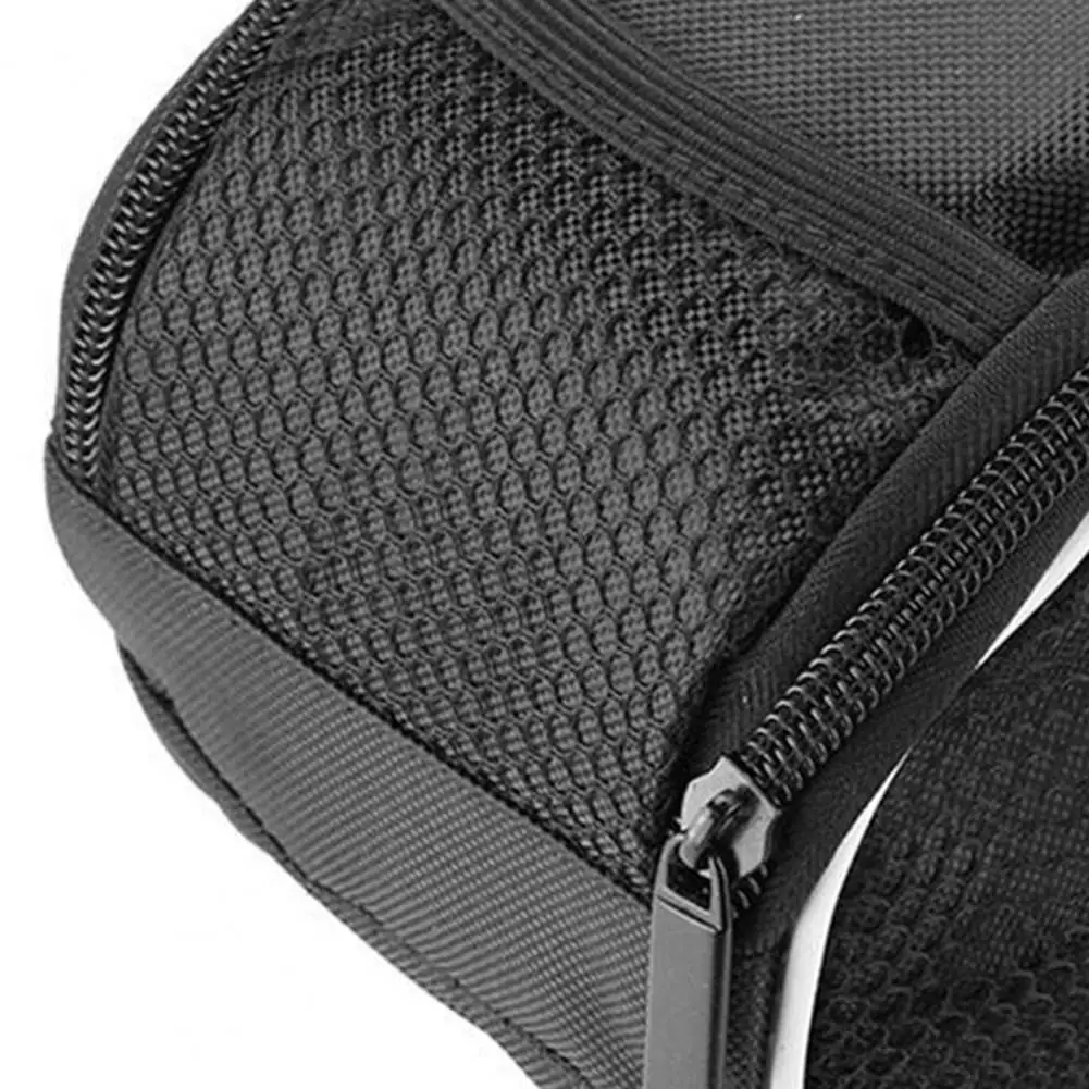 

Bicycle Bag Large Capacity Waterproof Polyester Wear-resistant Easy to Carry Handlebar Bag for Men