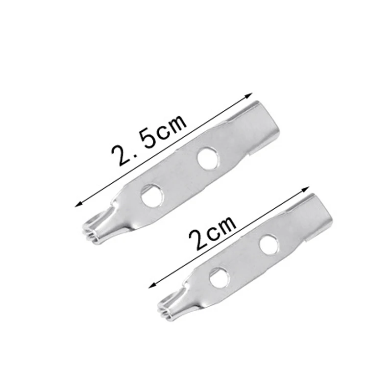 100 шт. железная Защитная брошь в форме тона булавки для застежки на спине 20/25 мм