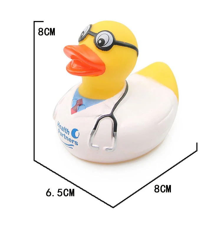 Новинка 2019 детские игрушки для ванной милый плавающий резиновый утенок в стиле