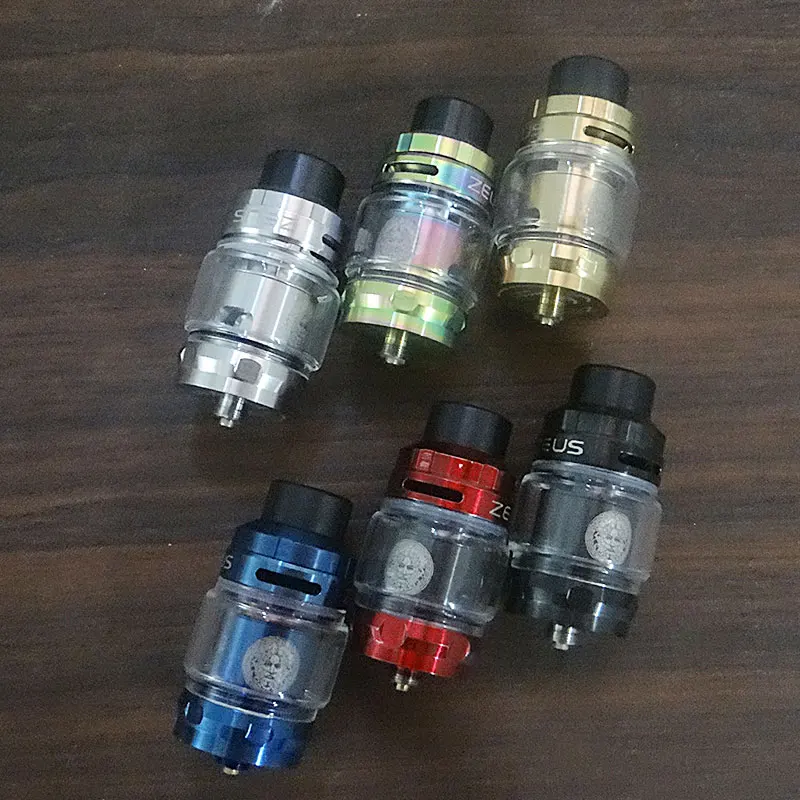 

Zeus sub ohm tank 3.5ml/5ml atomizer with Innovative Quick Change Prebuilt Coil System Mesh Z2 Coil 810 drip tip vs Zeus X rta