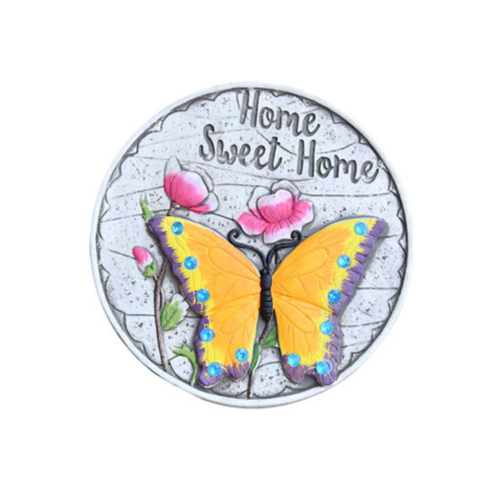 

Outdoor Welcome Stepping Stones Creative Foot Pedal Paving Ornaments for Garden Courtyard Lawn Layout Decoration FBS889