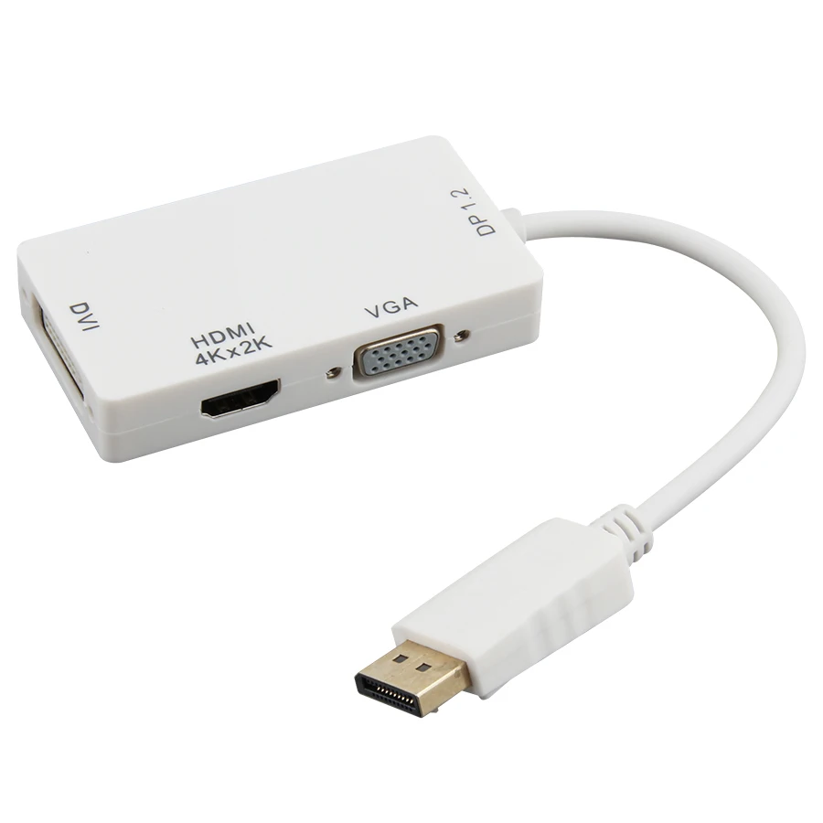 Адаптер для порта дисплея Thunderbolt Mini переходник с DP на HDMI совместимый DVI VGA Apple MacBook