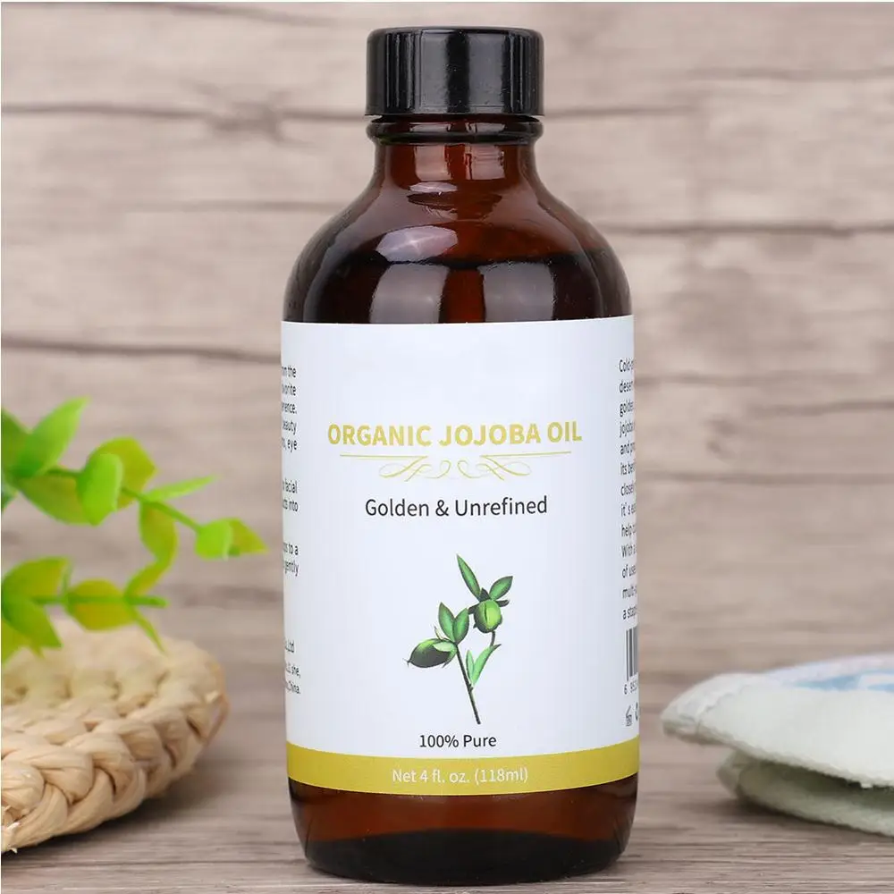 Natural Organic Jojoba Oil Moisturizing Pure Unrefined Hair Skin Care Essential 118ML | Красота и здоровье