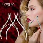 Ножницы для кутикулы из нержавеющей стали, кусачки для маникюра, кусачки для удаления омертвевшей кожи, резак, пинцет, педикюр, отделка, Орел, клюв, плоскогубцы