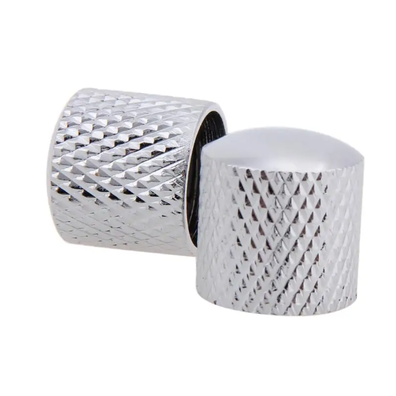 4 шт./компл. металлический бас-гитары Купол Тон ручки для Электрогитары ручка