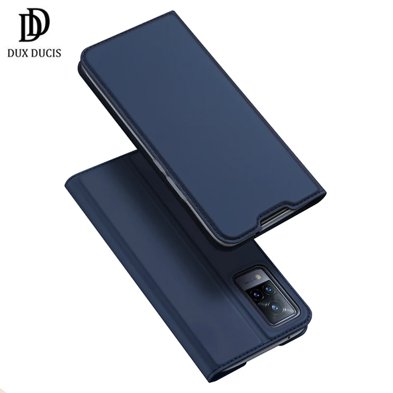 

Чехол для VIVO V21 5G 4G, чехол Dux Ducis, магнитный кожаный мягкий чехол-книжка из ТПУ, чехол-подставка для телефона с отделениями для карт для VIVO V21