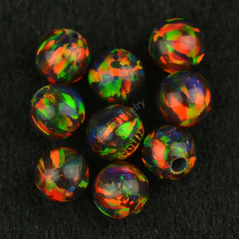 Опт цена 2 мм-6 мм полупросверленные бусины оп28 желтый огненный опал камень для