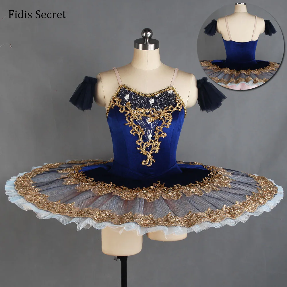 

Royal Blue Professional Pancake Ballet Tutu Dress,Adult Ballerina YAGP Stage Costumes,Girls Competition/Performance Dance Wear