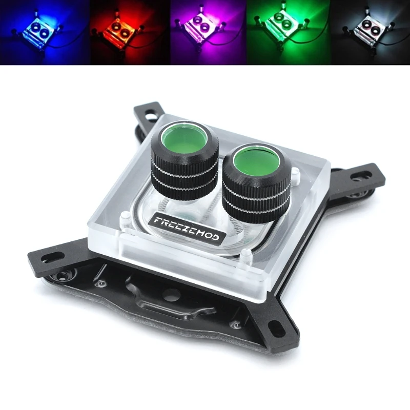 

Водяной блок G1/4 Thread, акриловая медь, водяное охлаждение ЦП, водяное охлаждение ПК, радиатор, блок радиатора для 1150 1151 1155 1156