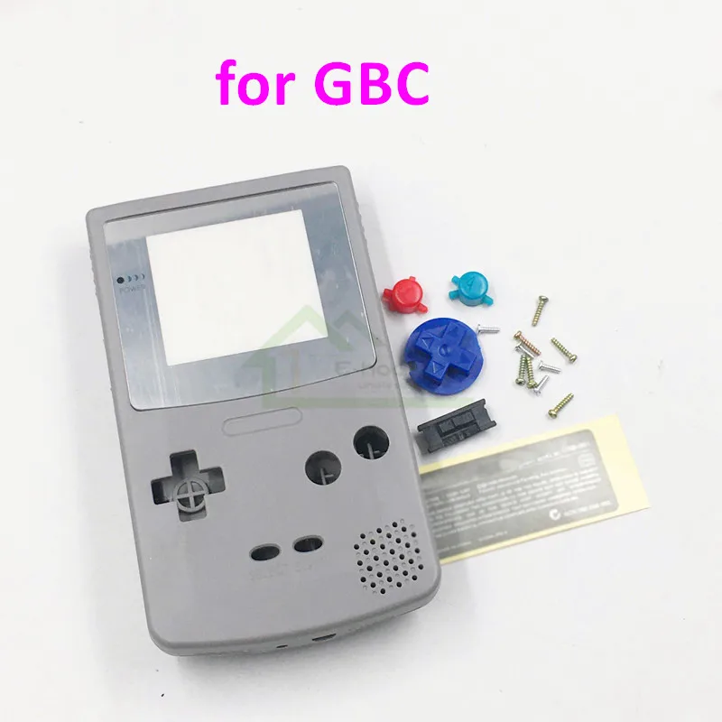 5 шт. Серый Новый чехол для игровой консоли цветной Gameboy корпус GBC с цветными