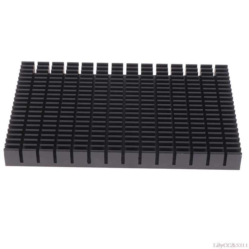 

150*93*15MM Heating Panel Heat sink Aluminum Heatsink Plate Black Radiator