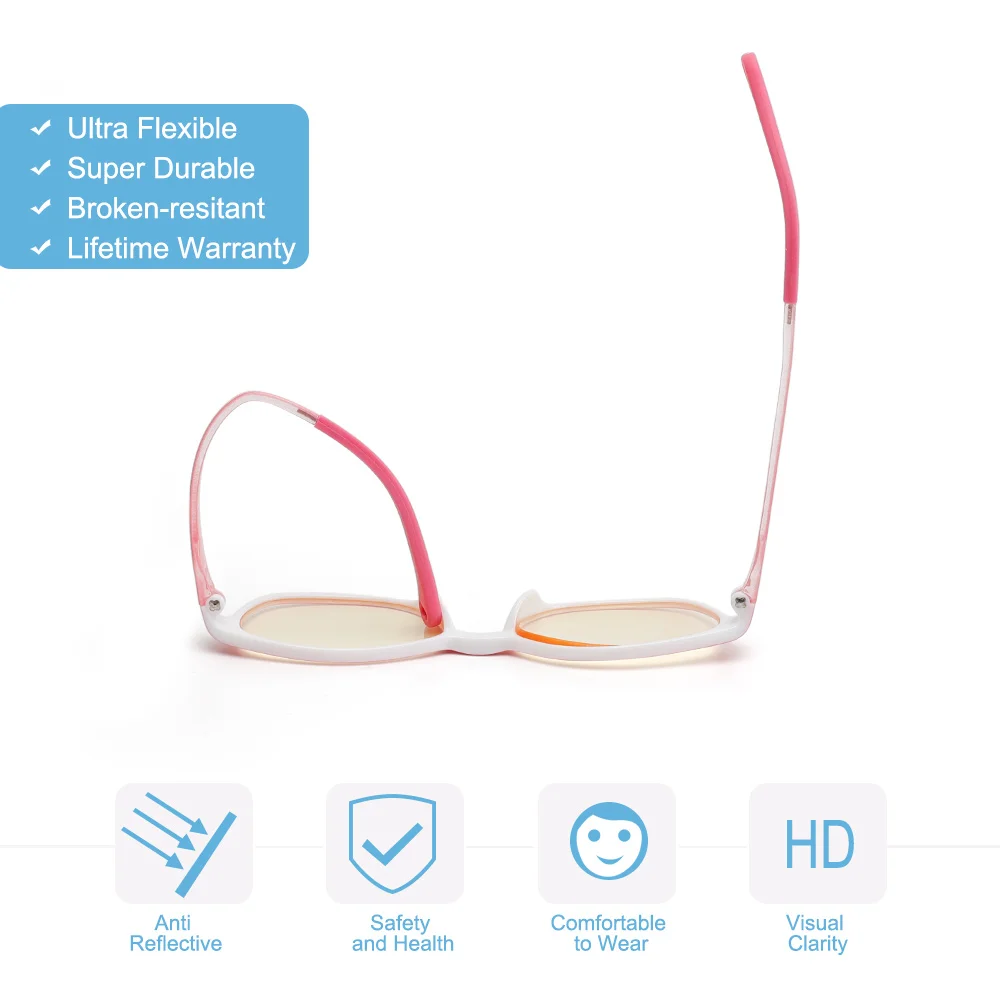 Детские компьютерные очки Cyxus с блокировкой светильник Прямоугольная оправа для