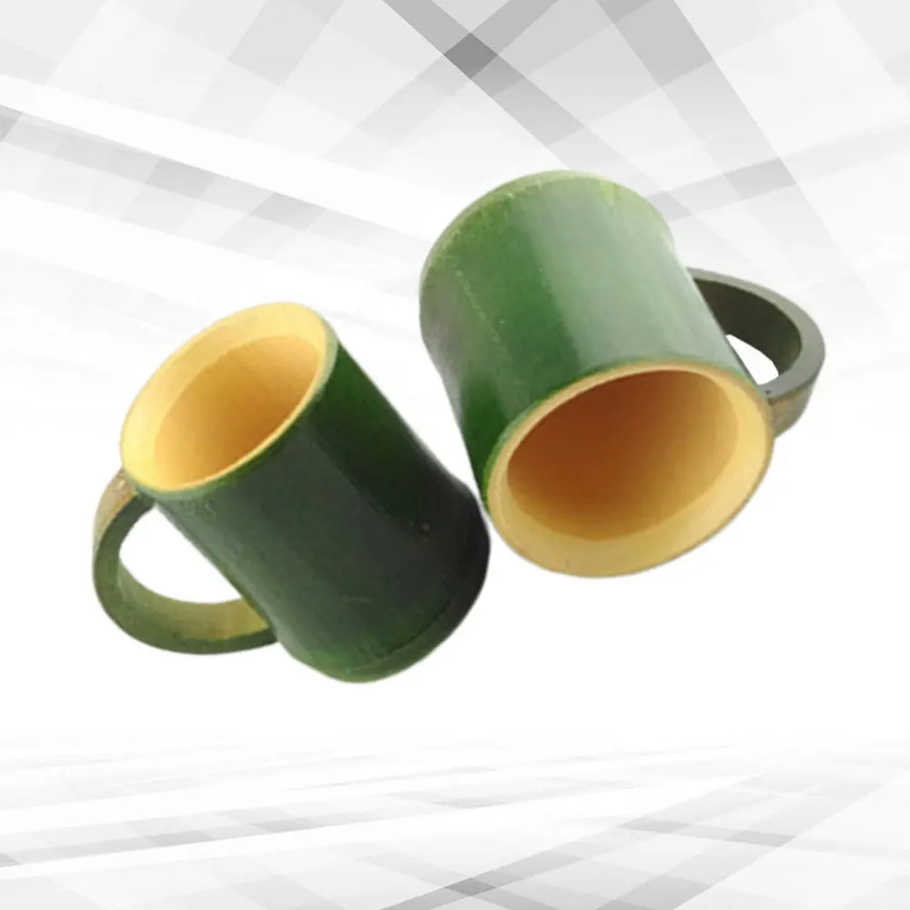 2 шт. чашка для воды из натурального бамбука чая и питья Экологически чистая