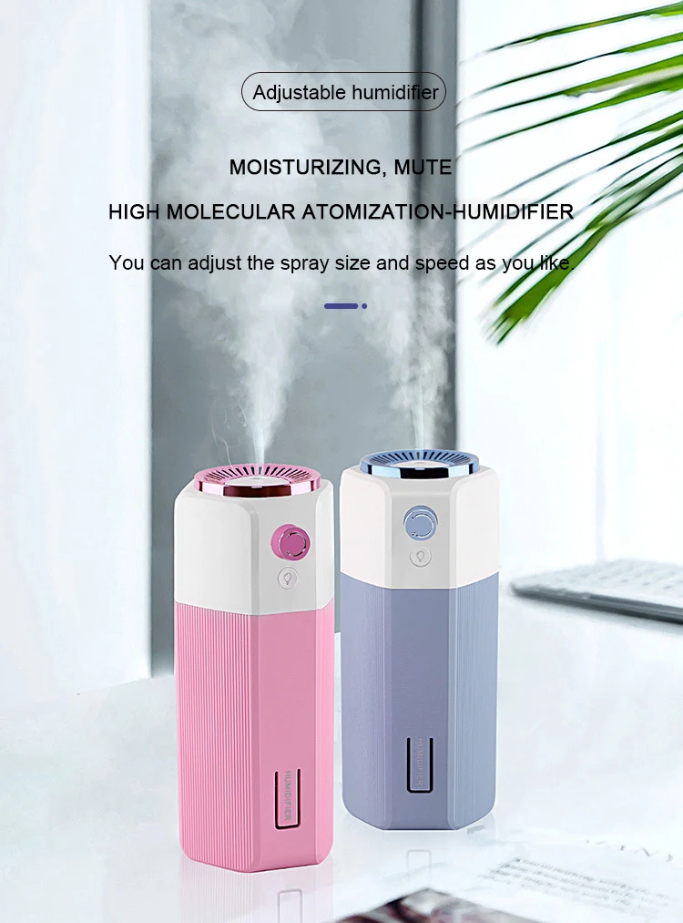 ultrasonic cool mist humidifier mini car desktop super quiet operation can adjust the size cold 7color led light | Спорт и