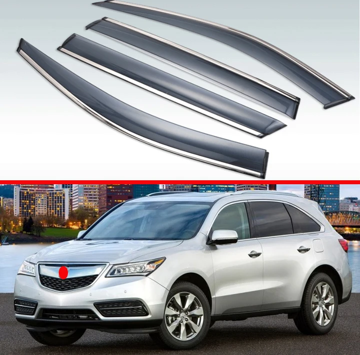 

4 шт., пластиковый Наружный козырек для Acura MDX (YD3) 2014-2019