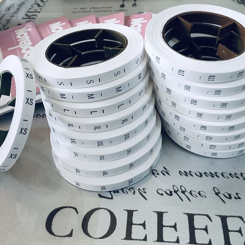 Бесплатная доставка ярлык для детской одежды размеров с белыми черными буквами