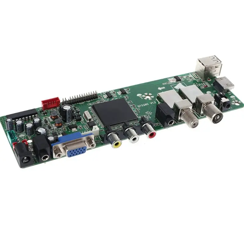 

C5AB DVB-S2 DVB-T2 DVB-C Digital Signal ATV Maple Driver LCD Remote Control Board Launcher Universal Dual USB Media QT526C V1.1