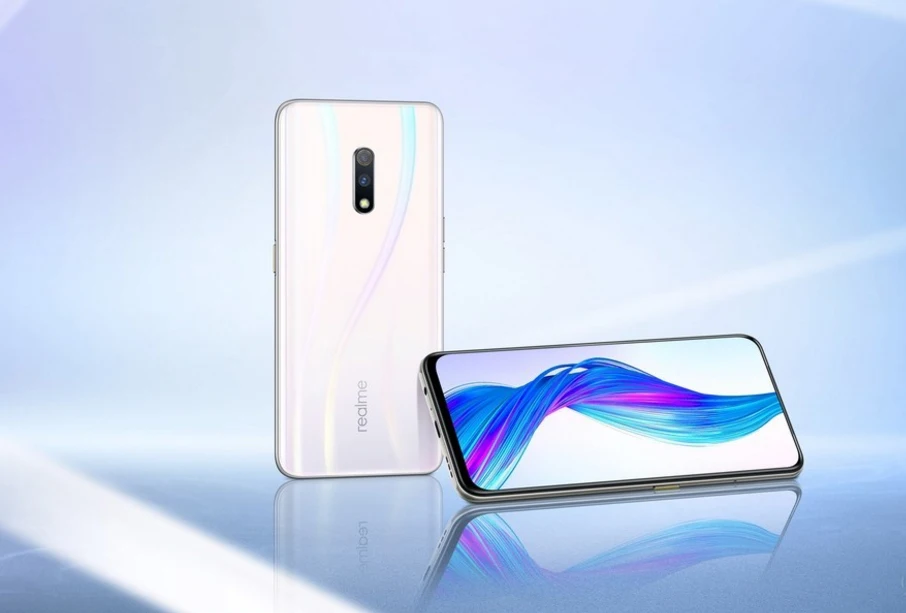 Мобильный телефон Realme X, 6,35 дюймов, AMOLED экран, 4 Гб ОЗУ, 64 Гб ПЗУ, Восьмиядерный процессор Snapdragon 710, 3765 МП, мАч, смартфон Super VOOC