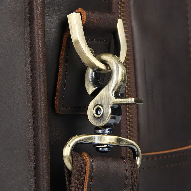 Многофункциональный кожаный портфель MAHEU для мужчин брендовая роскошная