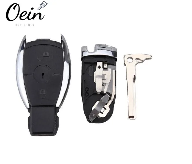 Умный чехол для ключей 3 кнопки зажим аккумулятора держатель Mercedes Benz CL SLk CLK C E S