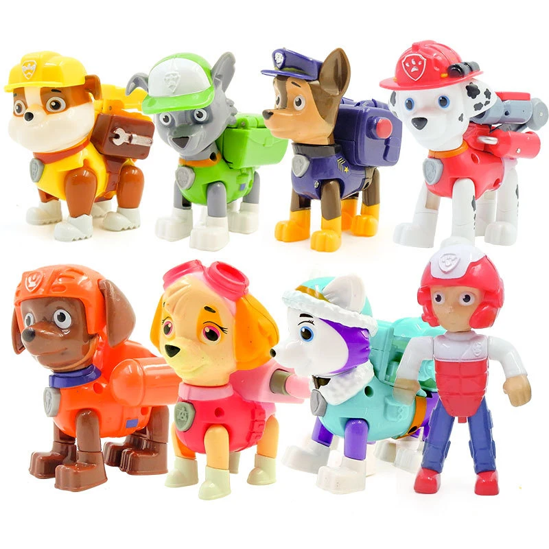 12 шт./лот модель Paw Patrol миниатюрные фигурки игрушки для домашнего декора сделай
