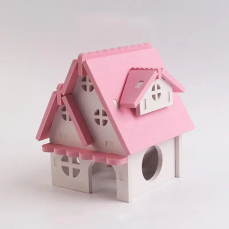 Деревянное гнездо для хомяка домашняя Роскошная клетка домашних животных