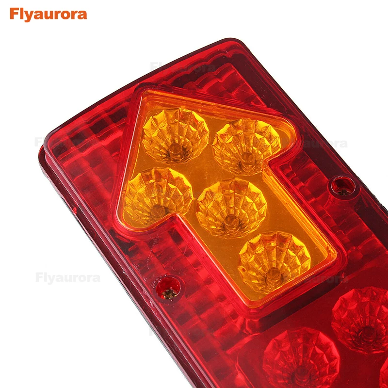 Автомобильный Стайлинг 2 шт. 19 светодиодный Водонепроницаемый автомобиль Прицеп