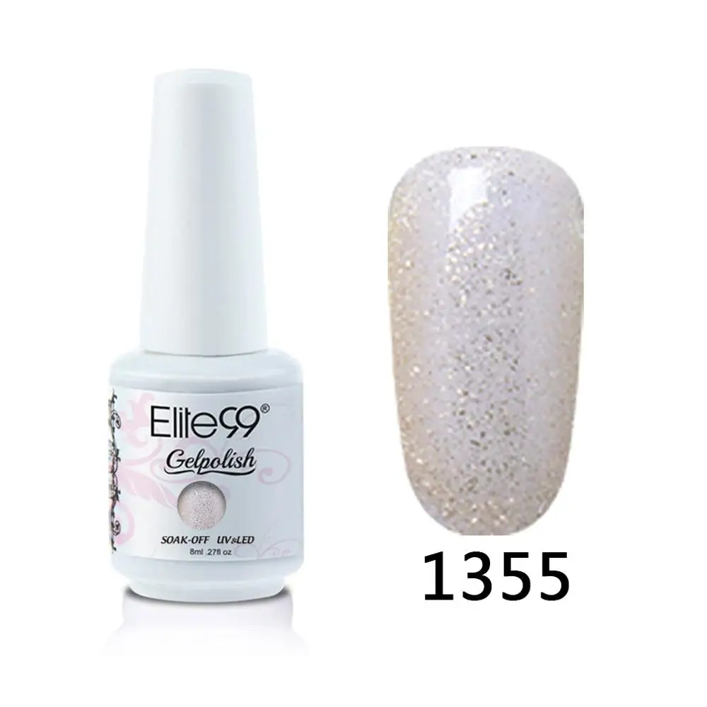 1355 Elite99 8 мл Гель-лак для ногтей Vernis Полупостоянный лак для ногтей УФ-гель лак для ногтей эмаль для маникюра Лак для ногтей - Цвет: 1355