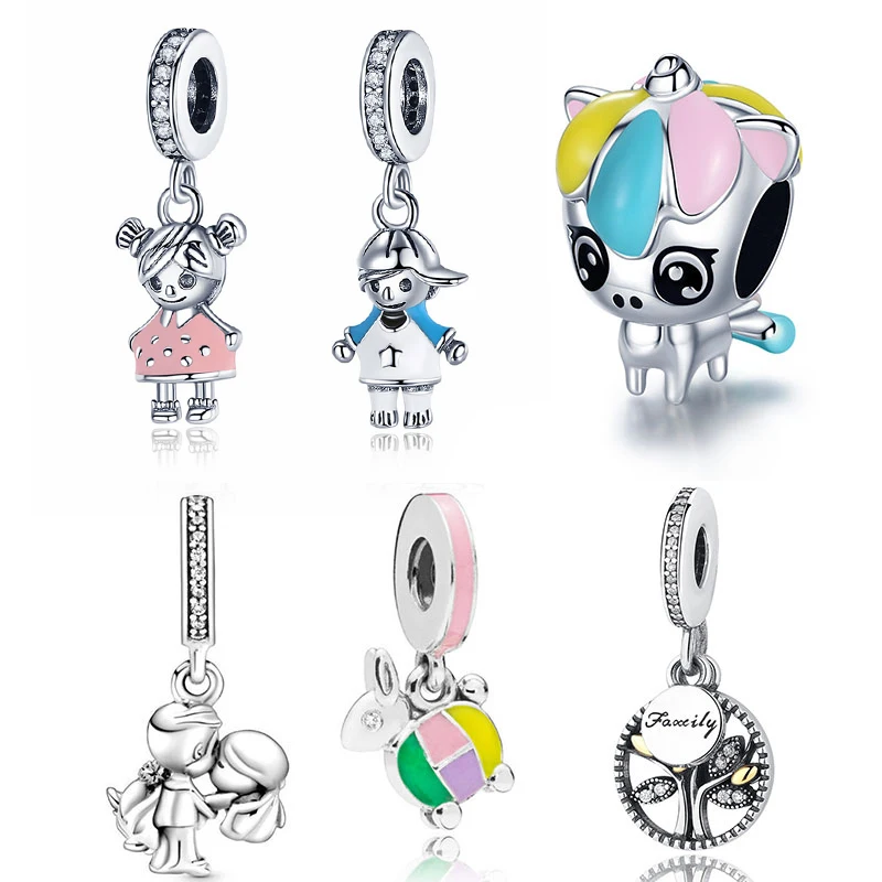 2020 frühling neue perlen elektrische gitarre baumeln charms 925 sterling silber fit original pandora armbänder frauen diy schmuck free glob