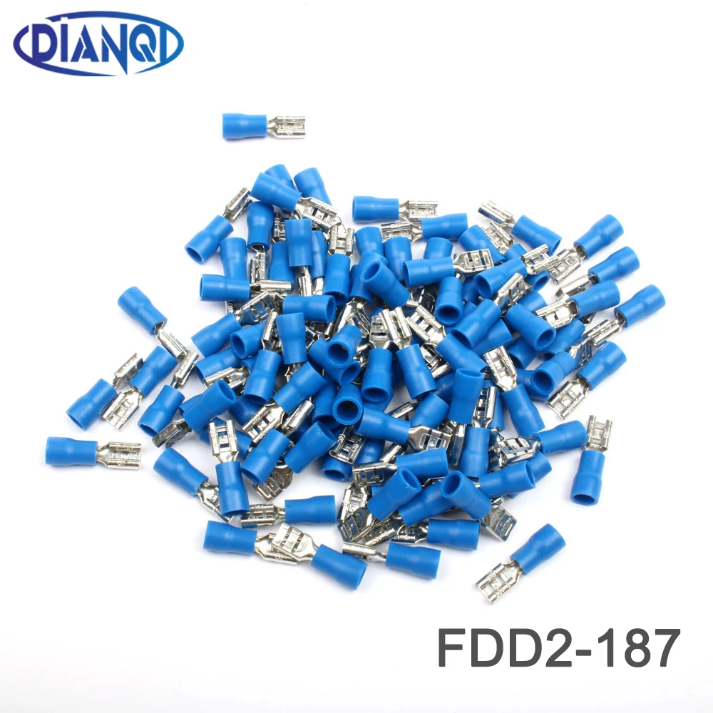 

FDD2-187 Femaleper-Изолирующие соединительные холоднопрессованные клеммы/Кабельный соединитель/проводной соединитель 1000 шт./упак.