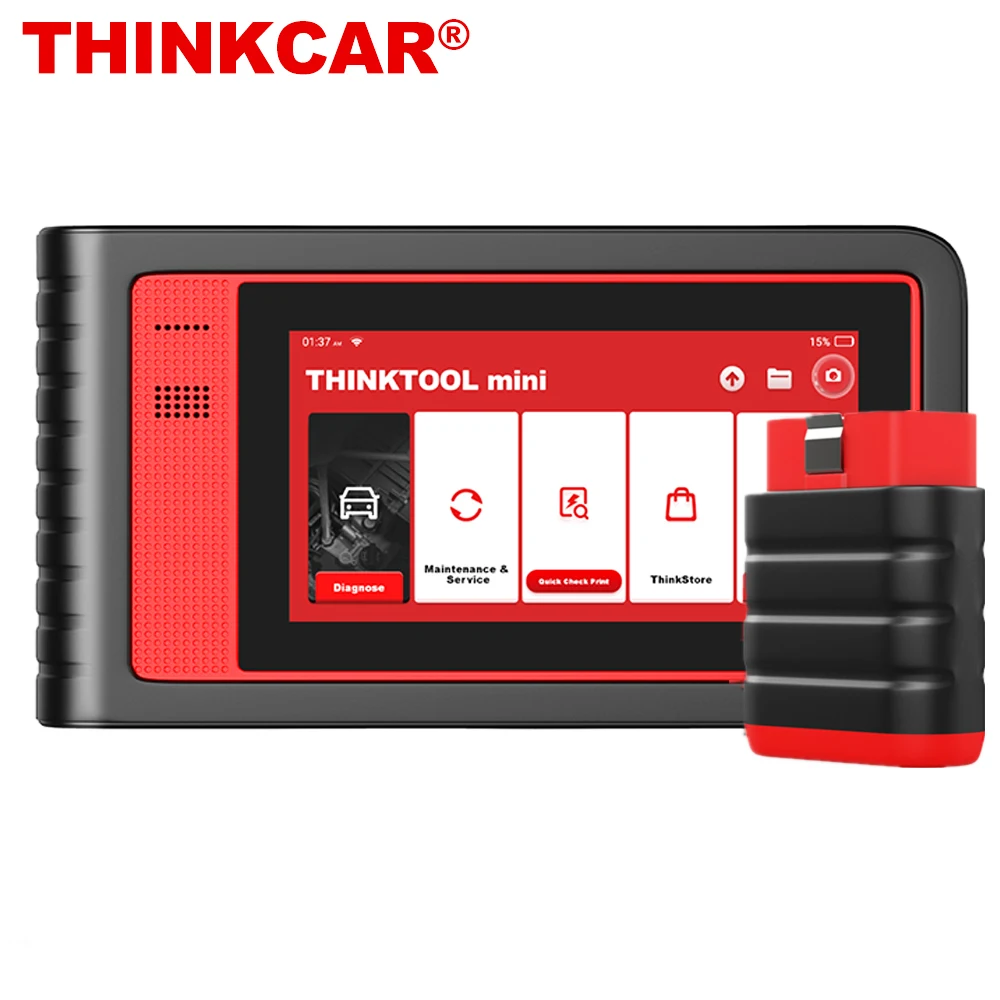 

THINKCAR THINKTOOL Mini OBD2 Scanner Full System ECU Coding Active Test EPB TPMS DPF Reset Code Reader OBD 2 Diagnostic Scanner