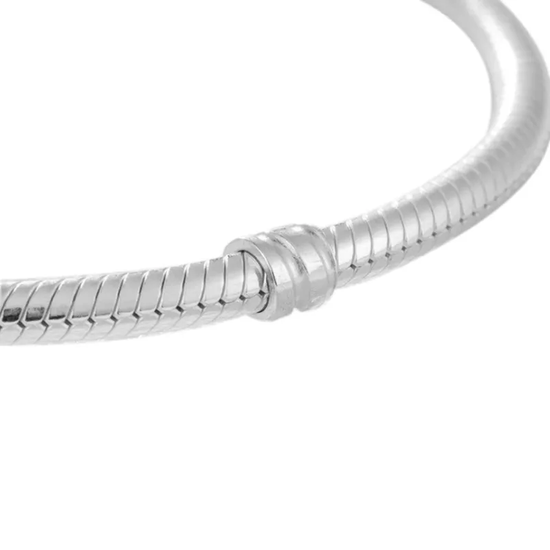 BBee Базовая цепочка с Микки Маусом браслет со змеиным узором Подходит для Пандора