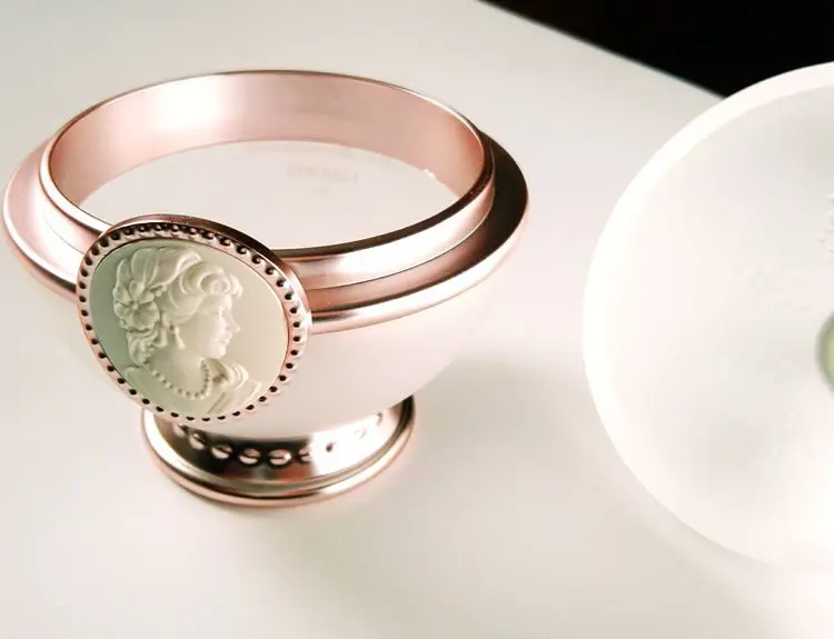 Laduree queens держатель ювелирных изделий матовый роскошный контейнер для хранения косметики коробка для хранения ювелирных изделий Кольцо ожерелье хранение мелких вещей