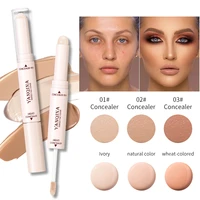 cocute 2 in 1 double heads concealer stick and liquid waterproof pen base makeup cream cosmetic
