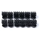 Модная женская заколка-краб для волос 12 шт.компл. черная пластиковая мини-Заколка-краб для девочек заколка для волос подарок для женщин