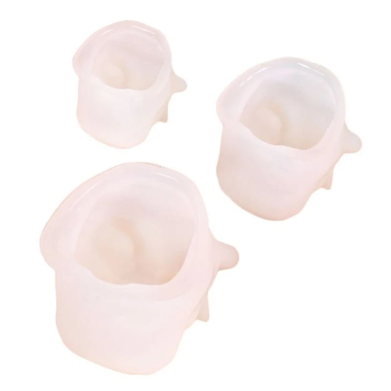 

3Pcs Silicone Resin Dog Casting Molds, Epoxy DIY Casting Mold for Craft Art 85LF