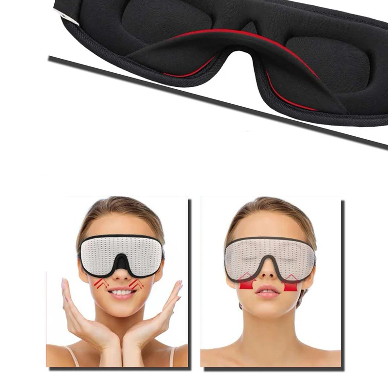 3D маска для сна блокирусветильник лая мягкая глаз Slaapmasker masker Eye Shade повязка на