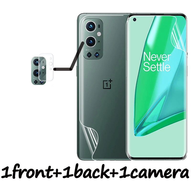 lamina, for oneplus 11 9 10 pro 9 rt back & front soft glass hidrogel oneplus 9RT 10T oneplus10 pro one plus 10t hydrogel film