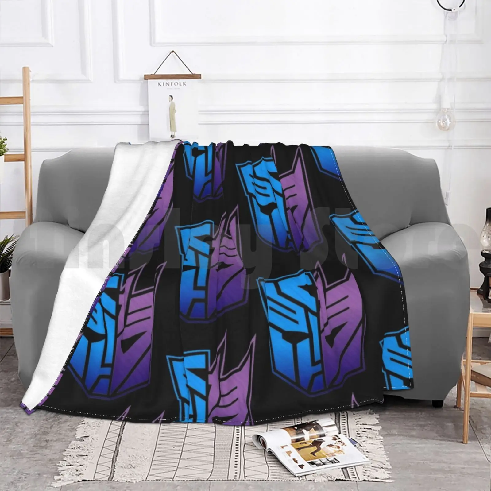 Модное одеяло Autocon на заказ 68 пылесборников пылесборник дизайн Autobot Decepticon