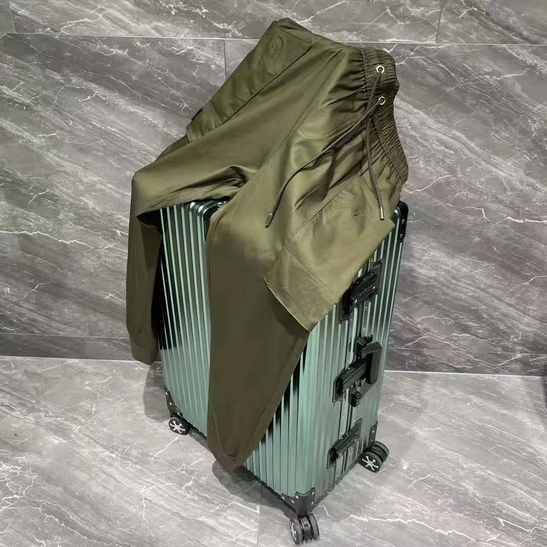 

2021 new men's spring and autumn casual trousers multi-pocket fashion foot pants