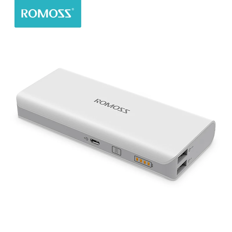 ROMOSS портативное зарядное устройство 10000 мАч мини USB Внешнее для Xiaomi iPhone|Внешние