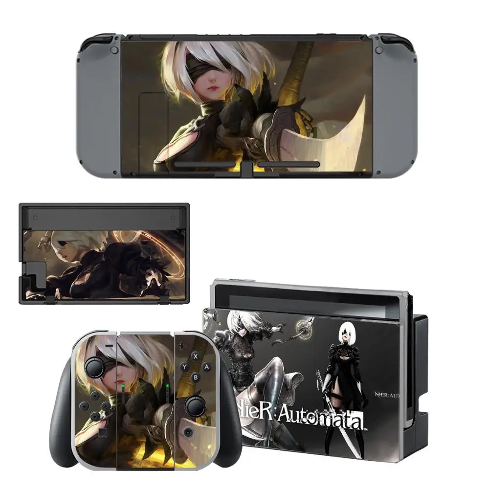 NieR: Automata nintendo switch виниловое покрытие Наклейка Обложка для Switch полный комплект