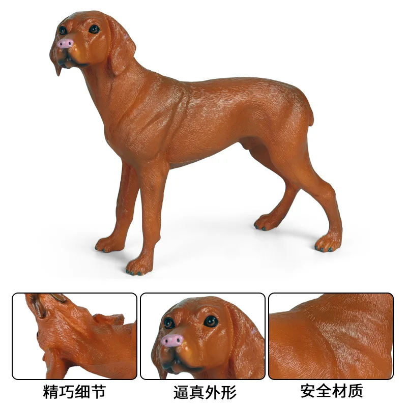 Weimaraner фигурки животных коллекционные игрушки собака экшн Детские Пластик