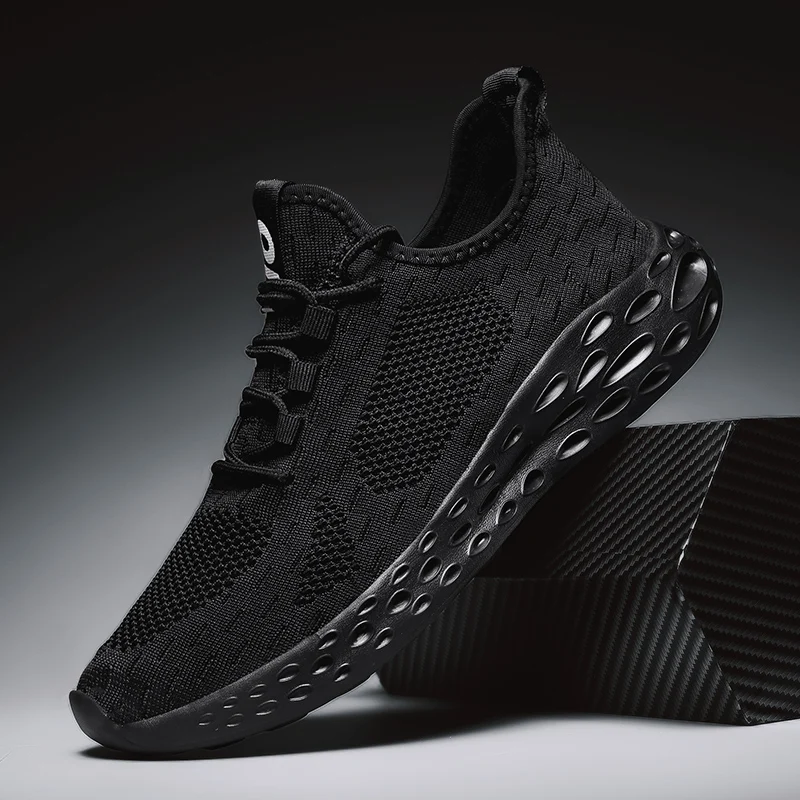 

Top Lace-up Men Fashion Shoes Casual Men Shoes Cheap Men Sneakers Black Breathable Shoes 2020 Male Sneakers Zapatillas Hombre