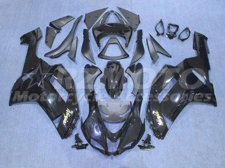 

New ABS Motorcycle Whole Fairings Kit Fit for Kawasaki Ninja ZX-6R ZX6R 2007 2008 6R 07 08 636 Custom glossy black
