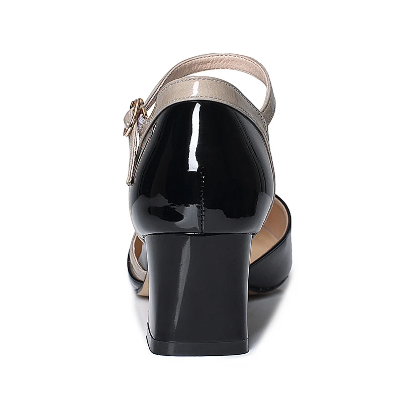 Новинка трендовые Великолепные женские туфли составного кроя на высоком