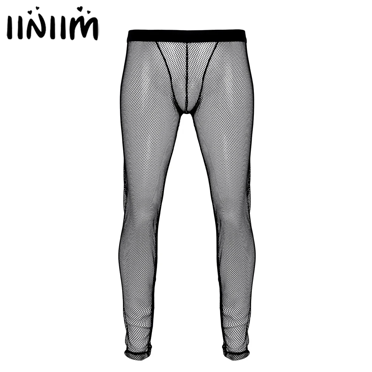 Эротические леггинсы для мужчин и взрослых прозрачные брюки сетки с дырками